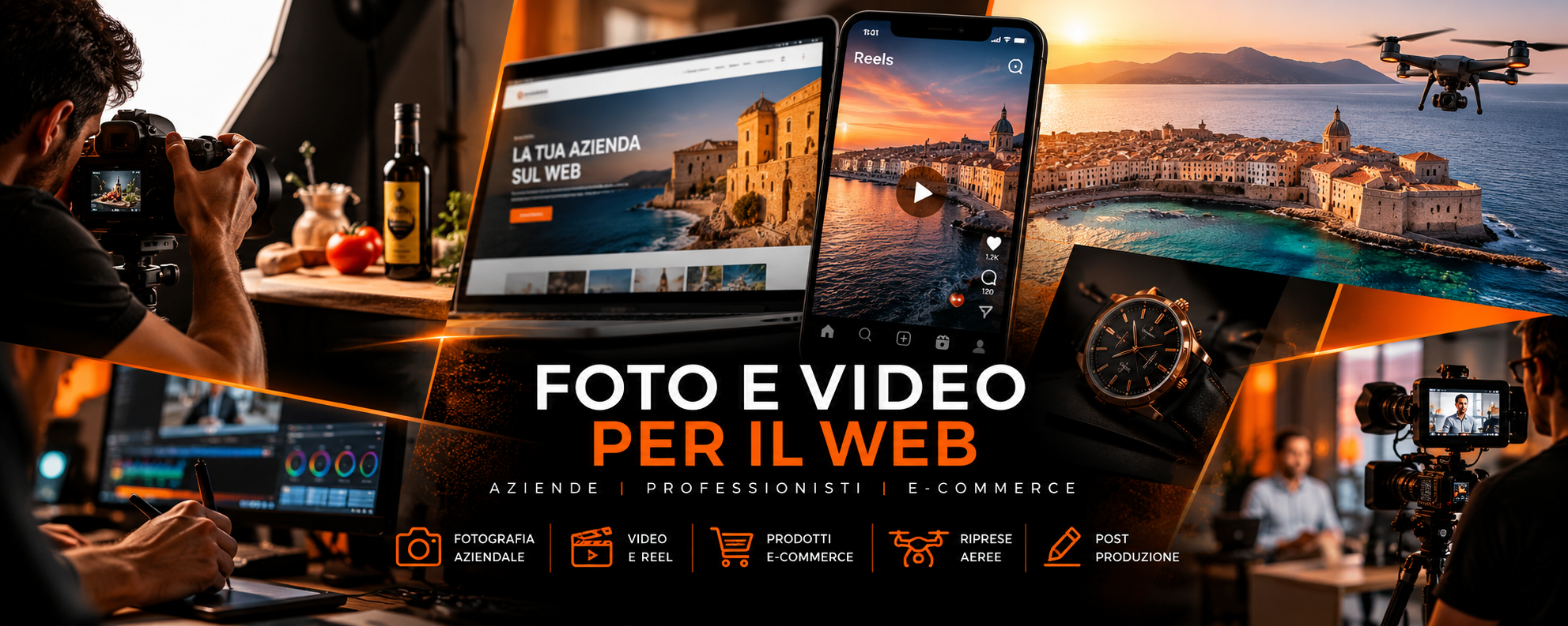 Foto e video per il web